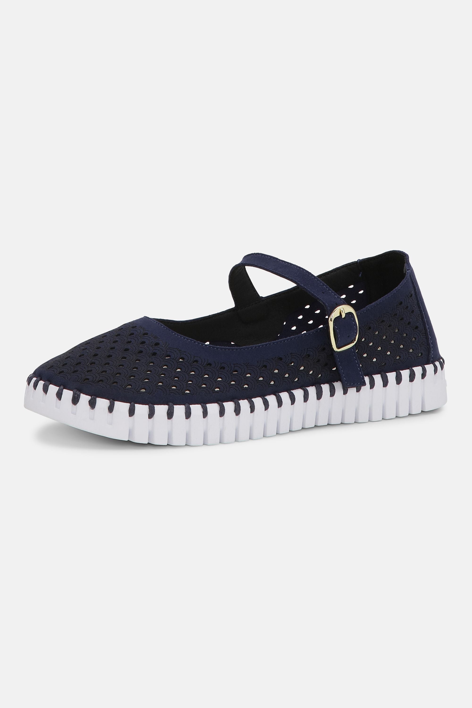 Ballerina - Dark Indigo White